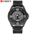 Curren 8305 New Men Watch Quartz Wristwatches Analog Army Military Watches Leather Waterproof Relogio Masculino